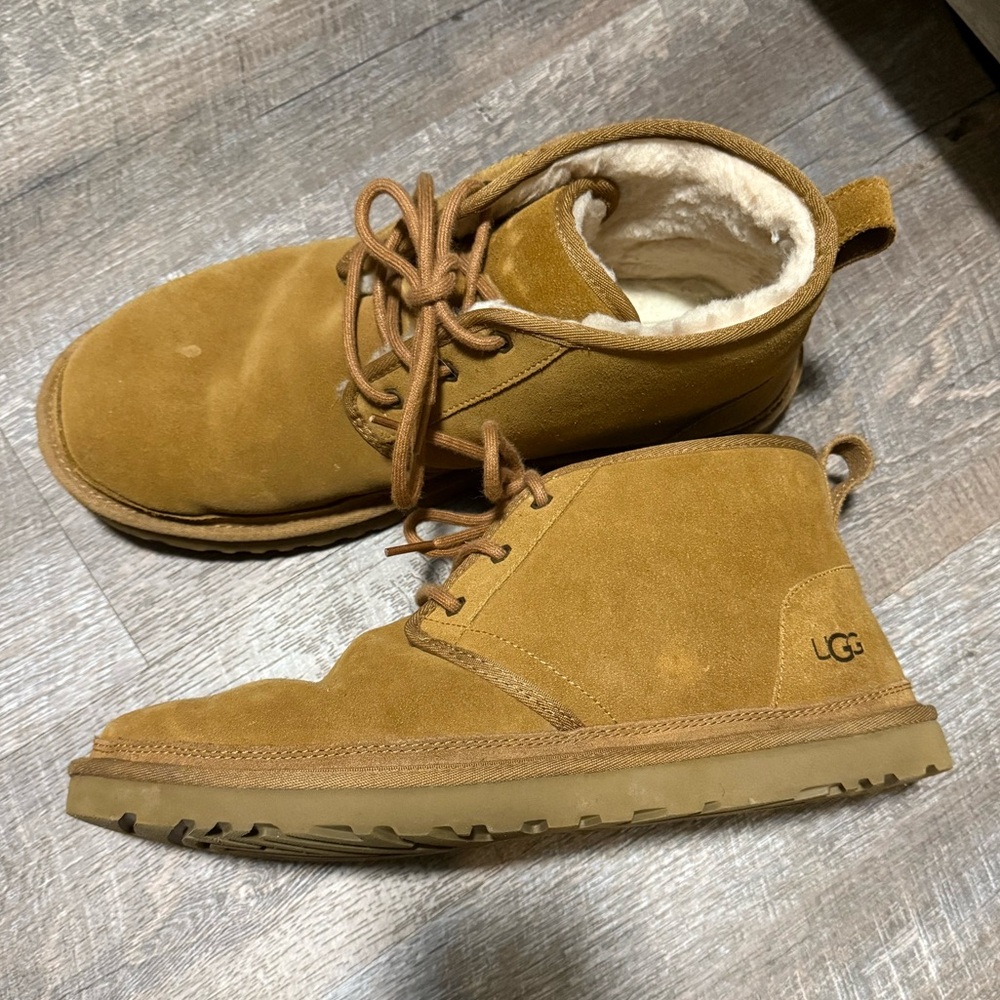 UGG Chestnut Suede Ankle Boots